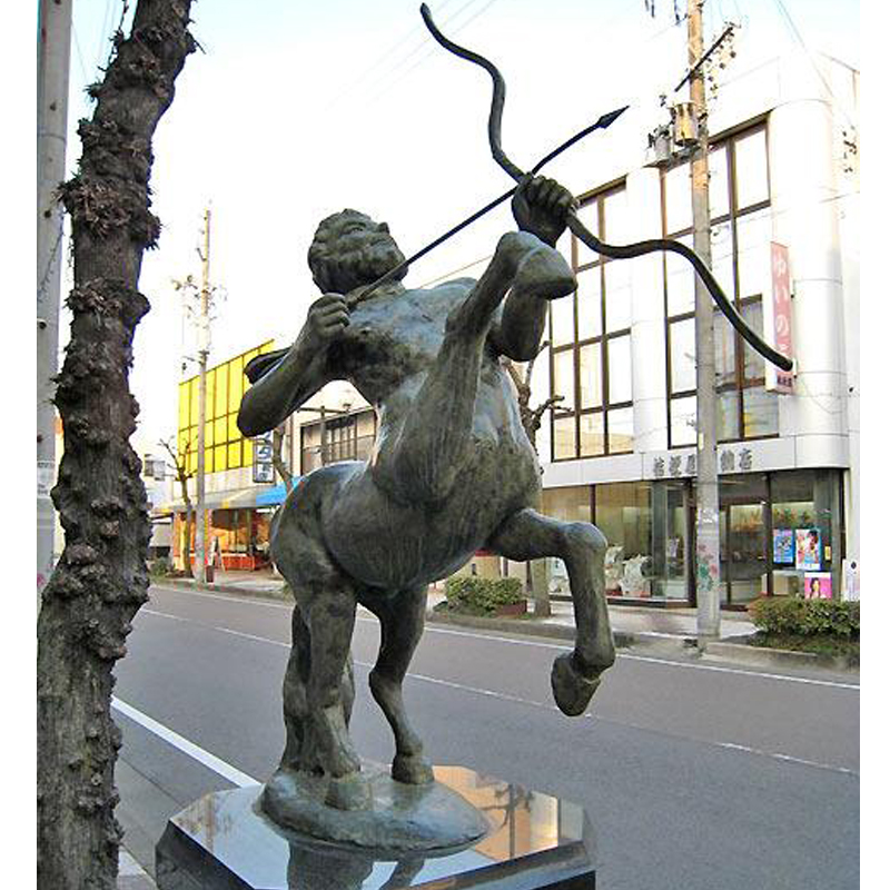 玻璃钢十二星座小孩户外园林景观