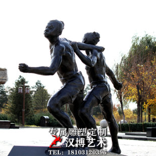 户外城市广场景观民俗文化拉纤人物雕像仿铜玻璃钢纤夫主题雕塑