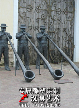城市广场商业街欧式风民俗仿铜