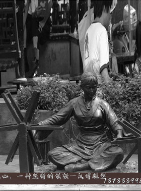 玻璃钢织布主题定制大型广场仿铜