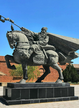 古代将军雕塑城市大型摆件