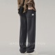 新款 子男士 运动裤 秋季 男美式 潮牌宽松加绒裤 休闲百搭直筒重磅卫裤