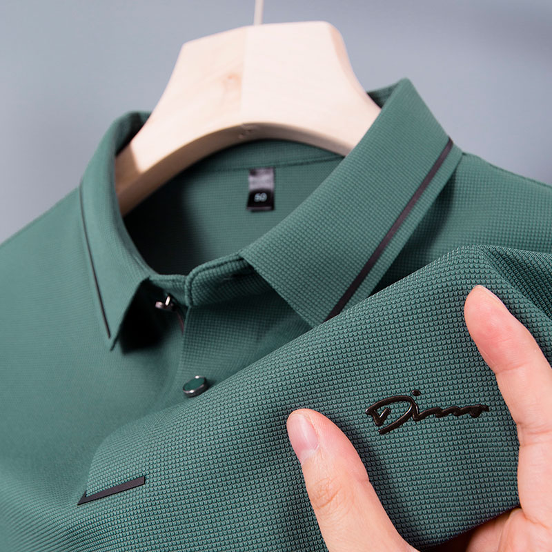 男士短袖t恤冰丝上衣爸爸战马