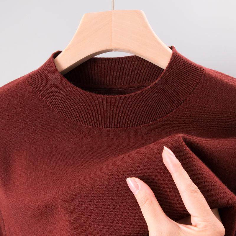 100纯羊毛衫中年爸爸装龙年本命年红色上衣服男士毛衣冬季羊毛衫