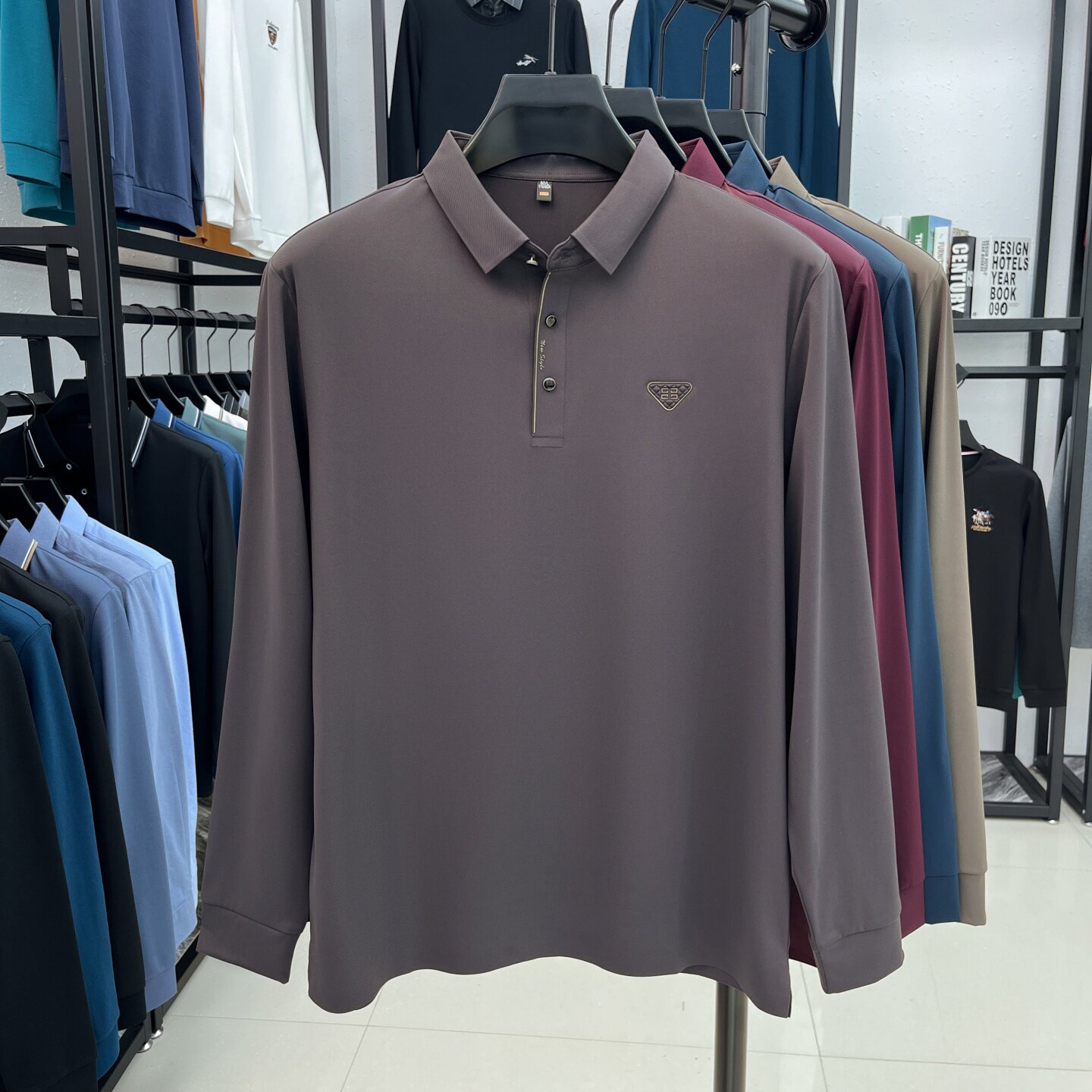 爸爸春秋装上衣服打底秋衣外穿土