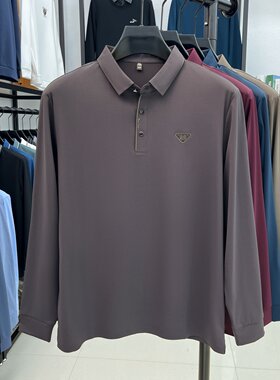 爸爸春秋装上衣服打底秋衣外穿土