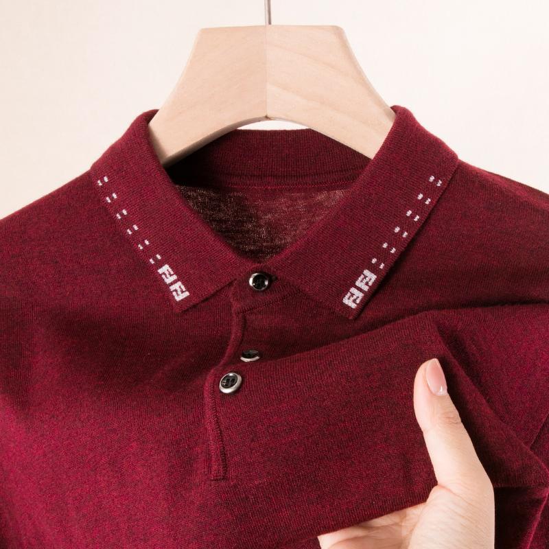 中年爸爸秋冬季红色针织上衣服喜公公婚宴结婚礼服装本命年羊毛衫