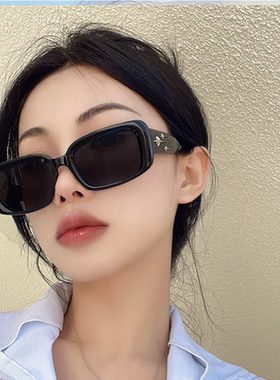 2023新款欧美方型流星复古gm墨镜女韩版显瘦高级感y2k网红太阳镜