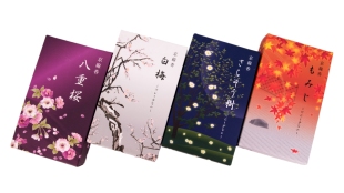 日本京都香彩堂  八重樱/沙罗双树/红叶/白梅 京线香 日式 熏香