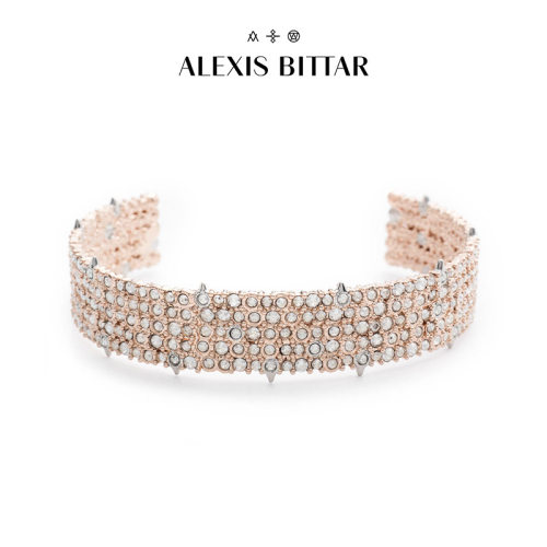美国Alexis Bittar水晶满钻手镯女925纯银手饰品送妈妈母亲节礼物