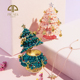 雪人桌面摆件 日本Picals圣诞树首饰盒送女朋友圣诞节礼物可爱冬季