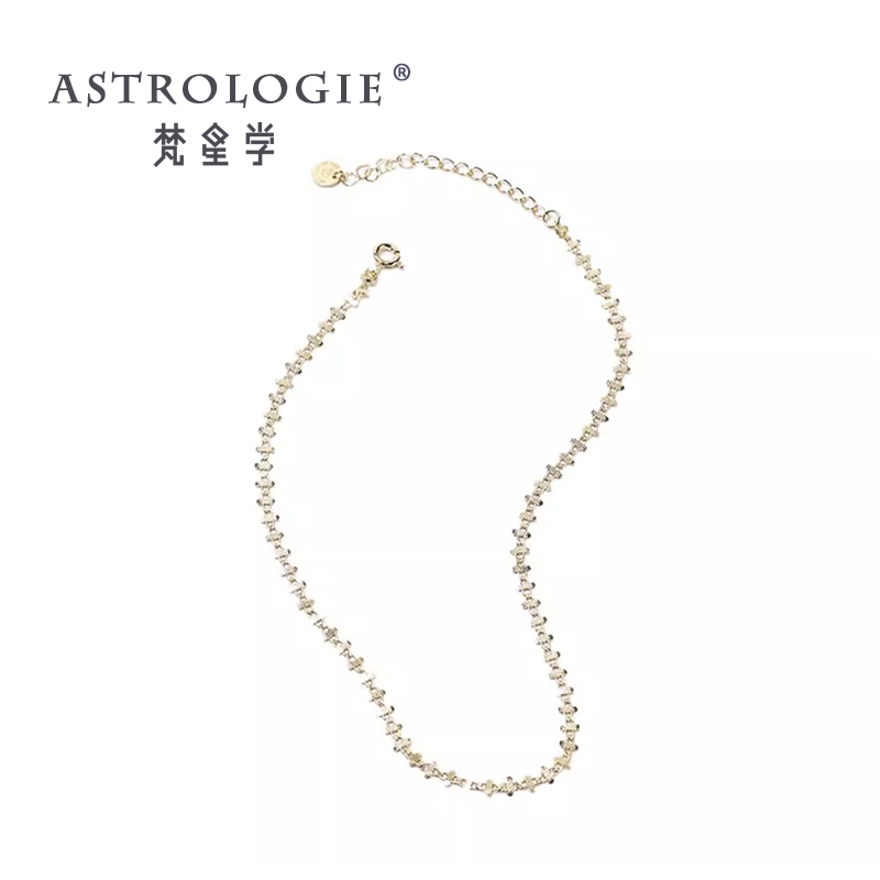 【清仓】金色颈链项圈简约网红气质choker项链女锁骨链韩版学生