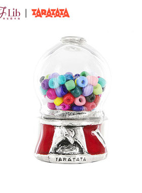 法国TARATATA可爱水晶球多彩糖果戒指创意童趣女款指环圣诞节礼物