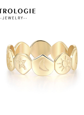 轻奢日系高级感ins潮单身戒指