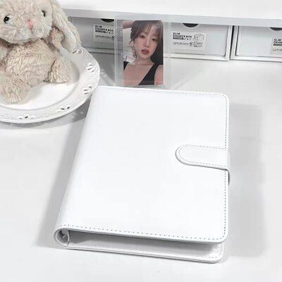 小红书同款A5纯色PU皮质卡册