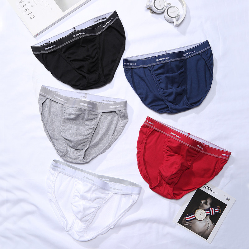 Hong Kong brand quality goods man Underwear pure cotton Triangle pants personality Trend Youth Chaopai Underwear Cotton ventilationin the Lingerie/Men's underwear/Tracksuit , Briefs  category - from Buy2taobao.com to provide professional Taobao agent buy service