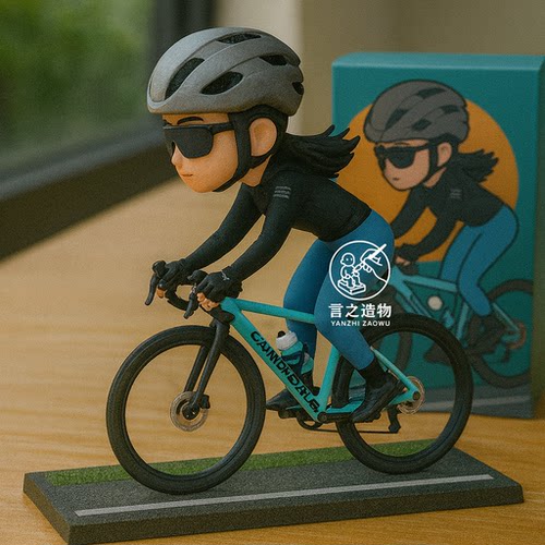 照片定制骑行手办，微米级还原