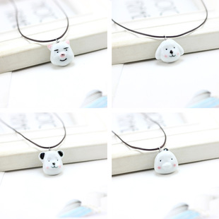 「十二生肖项链」生肖吊坠本命年蛇马羊猴鸡狗猪项链陶瓷情侣项链