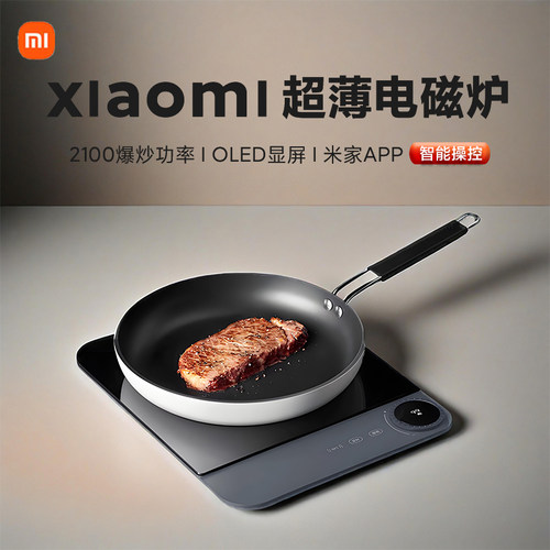 小米米家智能超薄电磁炉家用炒菜火锅一体全套装多功能官方正品新