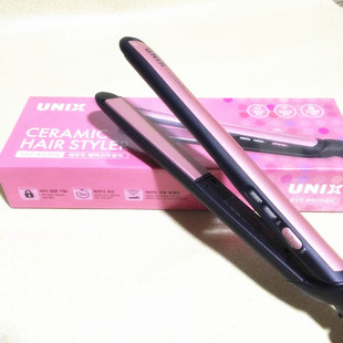 韩国专柜UNIX直卷两用夹板卷发棒卷/直发器陶瓷釉韩国直板夹