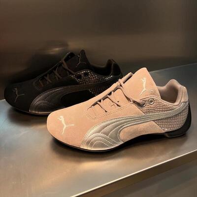 代购PUMA Future Cat Emboss彪马混凝土灰花纹印花男士运动赛车鞋