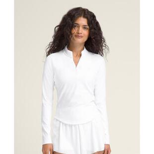 代购Wilson威尔胜女士网球服防晒速干防摩擦通风白色长袖轻量