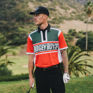 bogeyboys Biker Athletic轻盈透气机车风运动T恤高尔夫球Polo衫