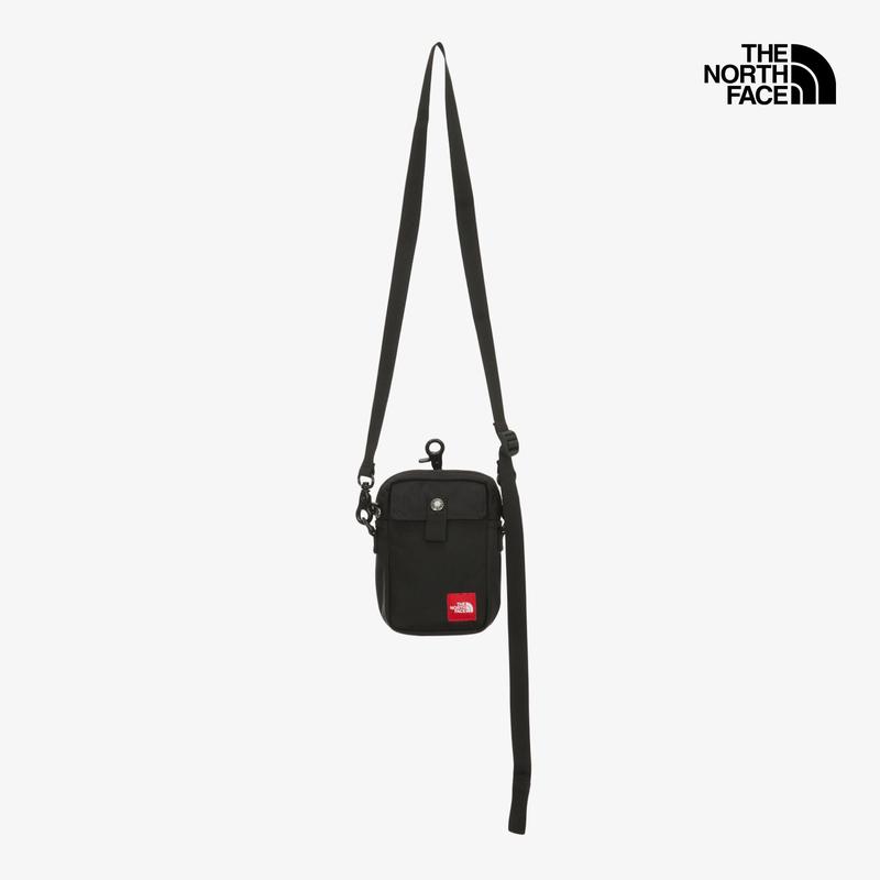 海外代购THE NORTH FACE/北面男女挎包单肩背斜挎黑色小号图片