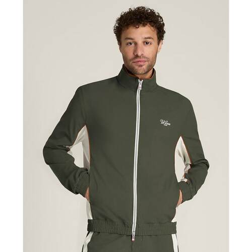 代购Wilson威尔胜男士网球夹克透气调节双面拉链收纳口袋