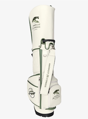 代购MALBON X AMONGST THE CYPRESS联名款白色高尔夫球包支架包