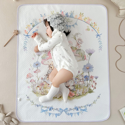 韩国新生隔尿垫婴儿纱布防水