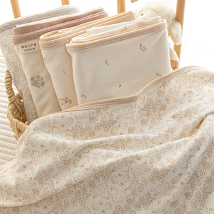 新生婴儿包单襁褓初生纯棉a类抱被宝宝包巾包被春秋夏季薄款产房