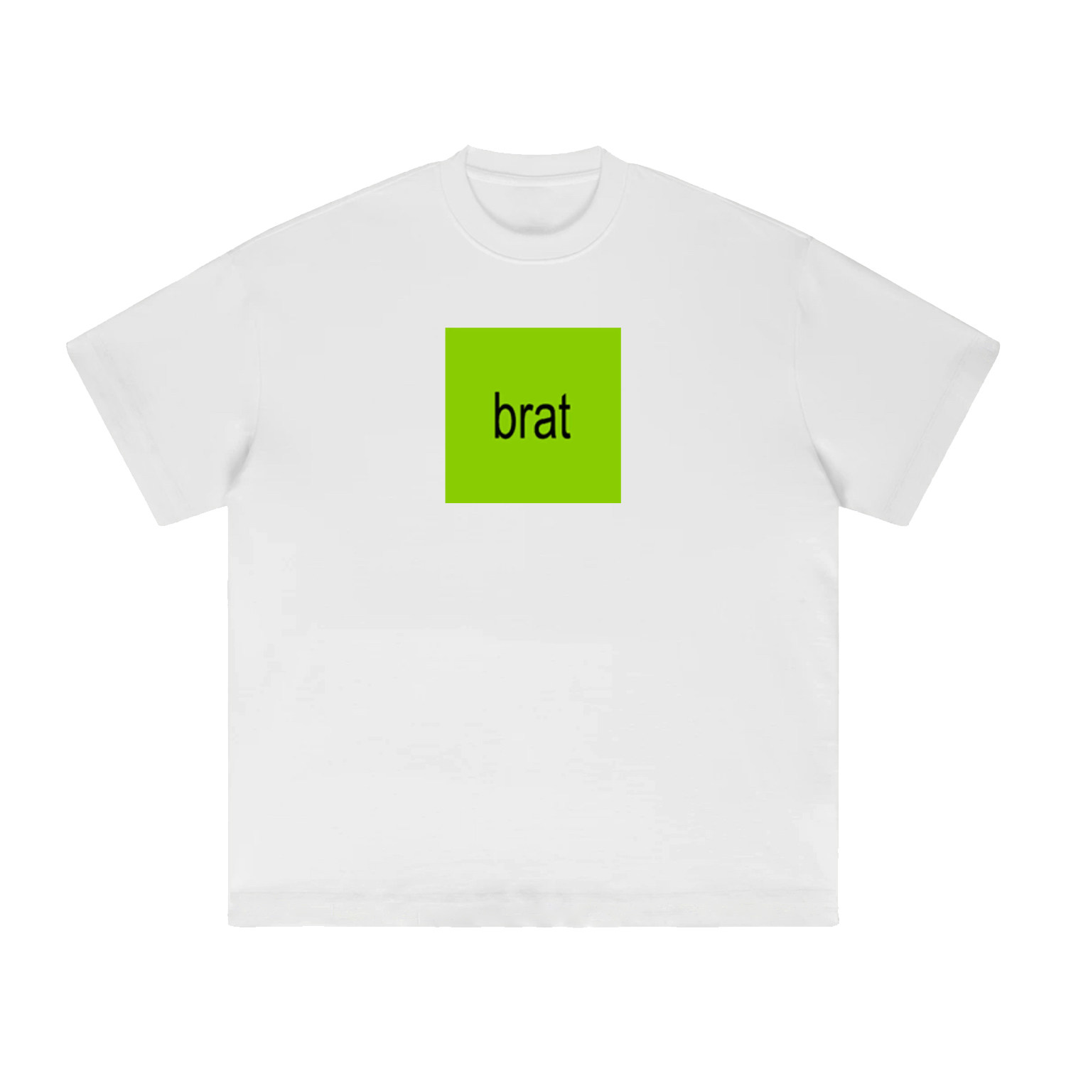 brat查理小程序Charlixcx洗茶欧美T恤自制应援衫短袖辣妹T恤
