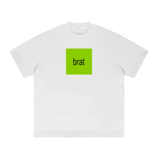 brat查理小****Charlixcx洗茶欧美T恤自制应援衫 辣妹T恤 短袖