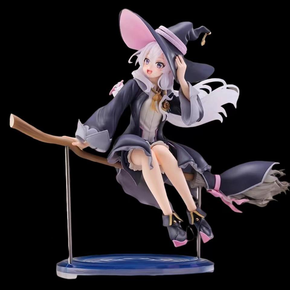魔女之旅飞天魔女伊蕾娜手办坐扫帚二次元美少女摆件模型