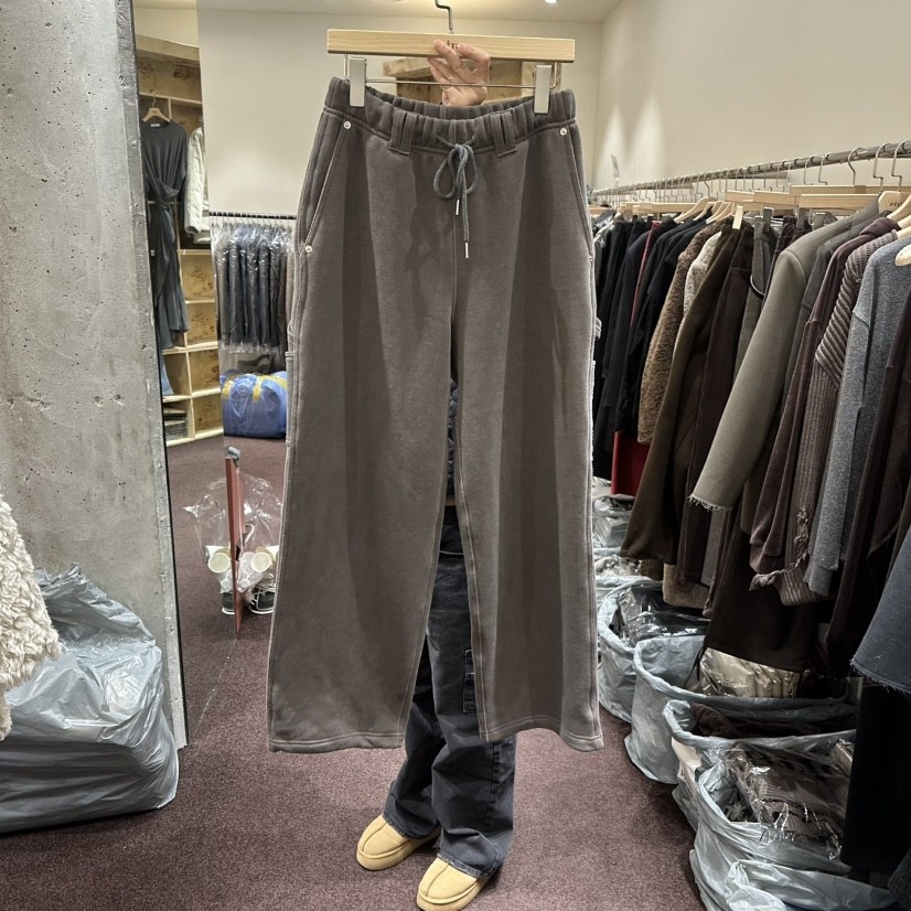 THE VERLIN/piTa韩国代购㊣女装新款休闲25秋冬休闲裤加绒