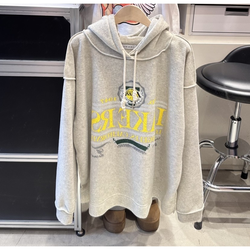 CRACKERS韩国代购㊣女士新品人气热卖真品25秋冬时尚卫衣抓绒