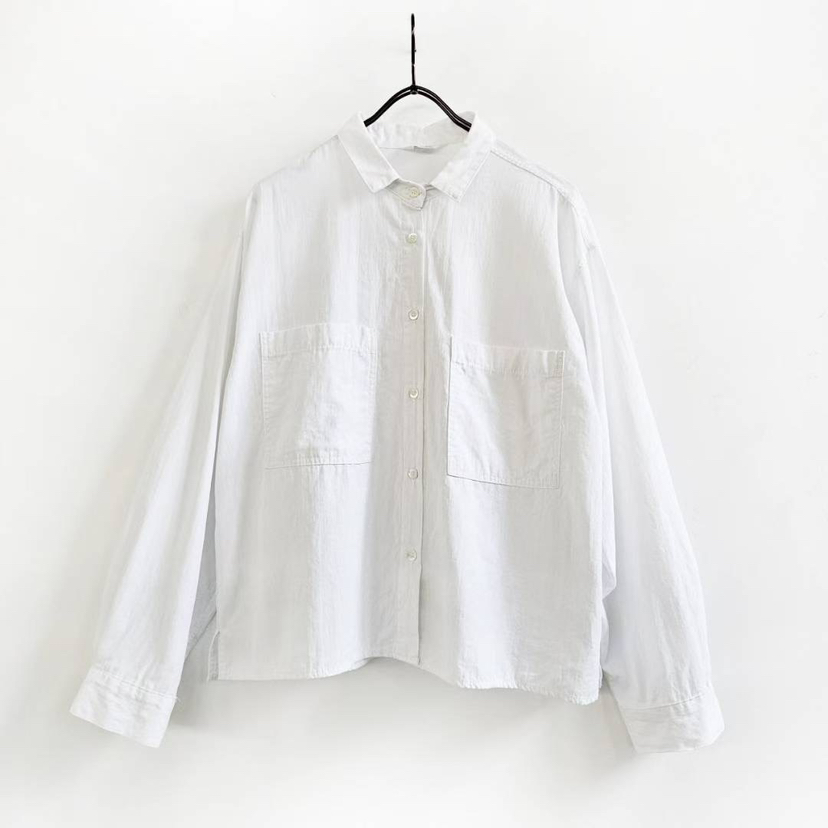 PUCO东大门㊣直邮女士新款真品推荐休闲时尚人气衬衫两个口袋