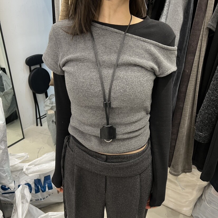 RECOVER/MOMENT韩国直邮㊣女士新品25秋冬休闲T恤不含内搭