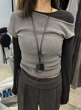 RECOVER/MOMENT韩国直邮㊣女士新品25秋冬休闲T恤不含内搭