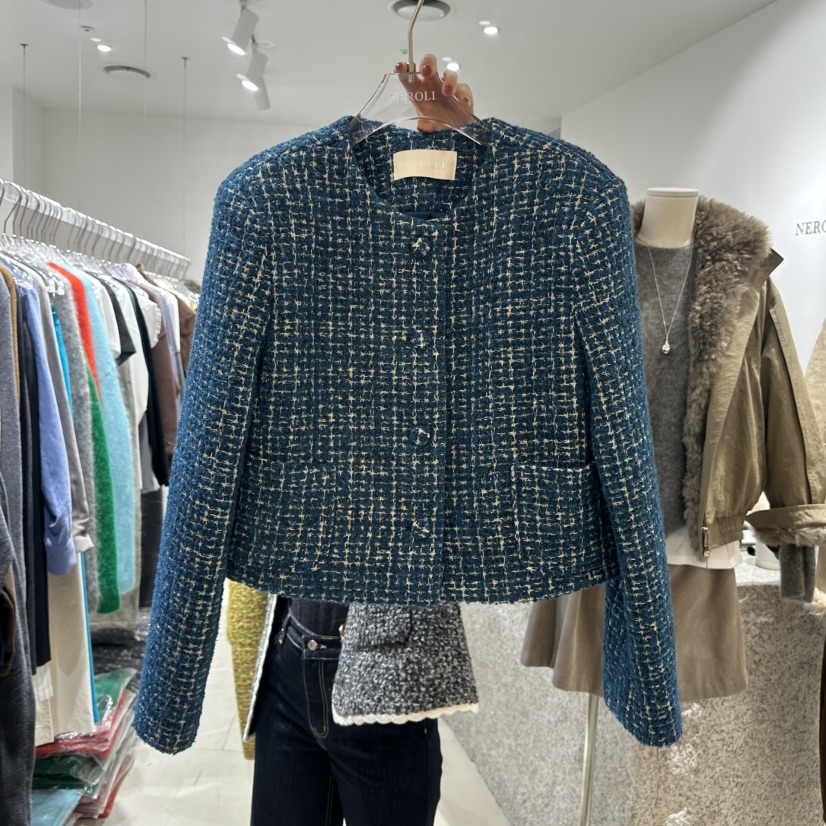 NEROLI 36东大门㊣直邮女士新款时尚25秋冬人气休闲夹克短款