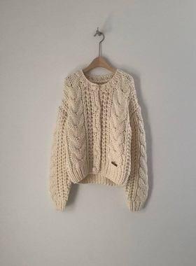 HAY KNOCK韩国代购㊣女士新品热卖时尚人气针织衫手工开衫