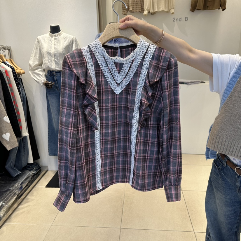 2nd B-S东大门㊣实拍女装新品推荐人气热卖25秋冬休闲衬衫