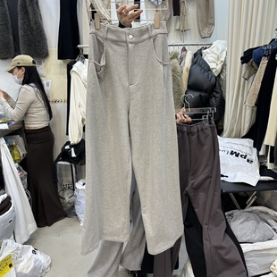 BILLION-L韩国代购㊣女士新品25秋冬人气热卖休闲裤春款棉