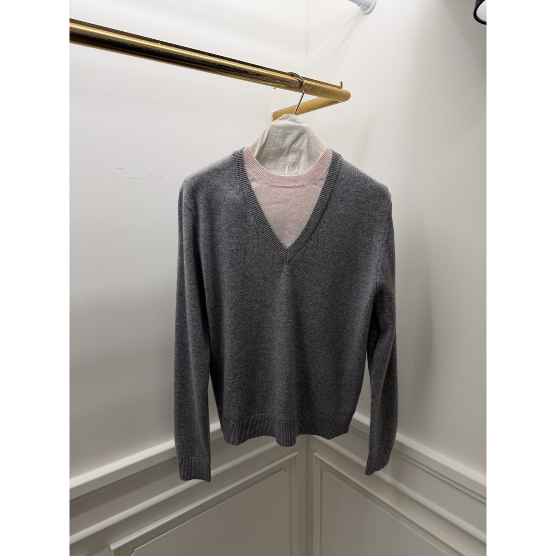 eter/VERSO韩国直邮㊣女士新品25秋冬时尚推荐人气针织衫双层