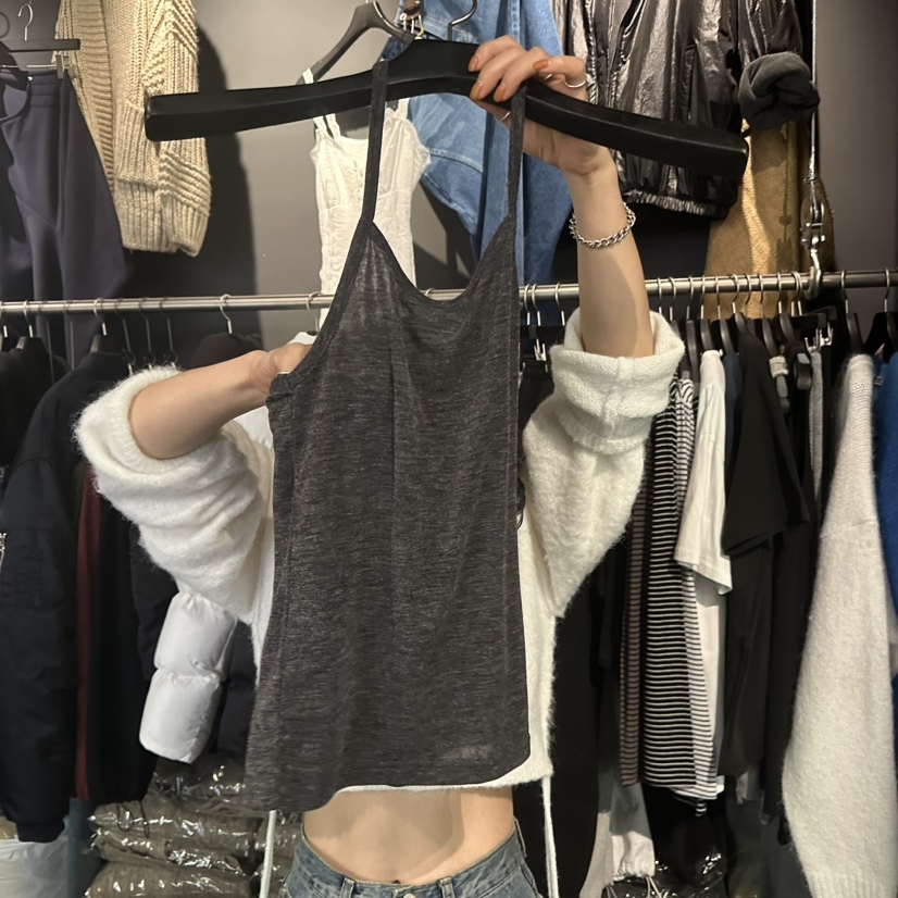 PROJECT ELF/ELF-L东大门㊣代购女装新品人气推荐吊带背心