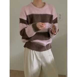 针织衫 LURE东大门㊣代购 25秋冬休闲人气真品热卖 新品 羊驼 女装