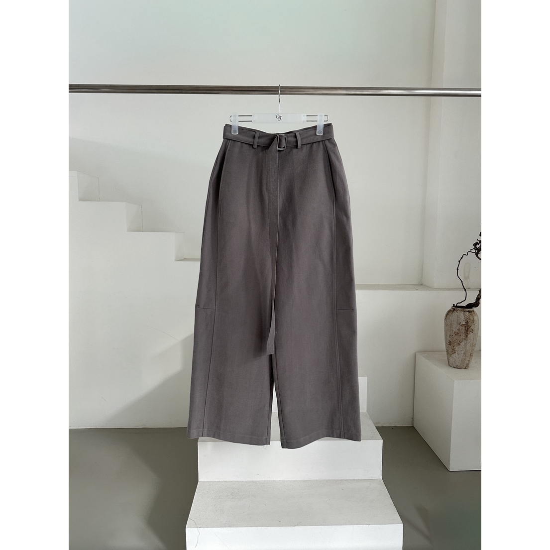 OATMEAL韩国直邮㊣女士新品休闲推荐时尚人气真品休闲裤含腰带