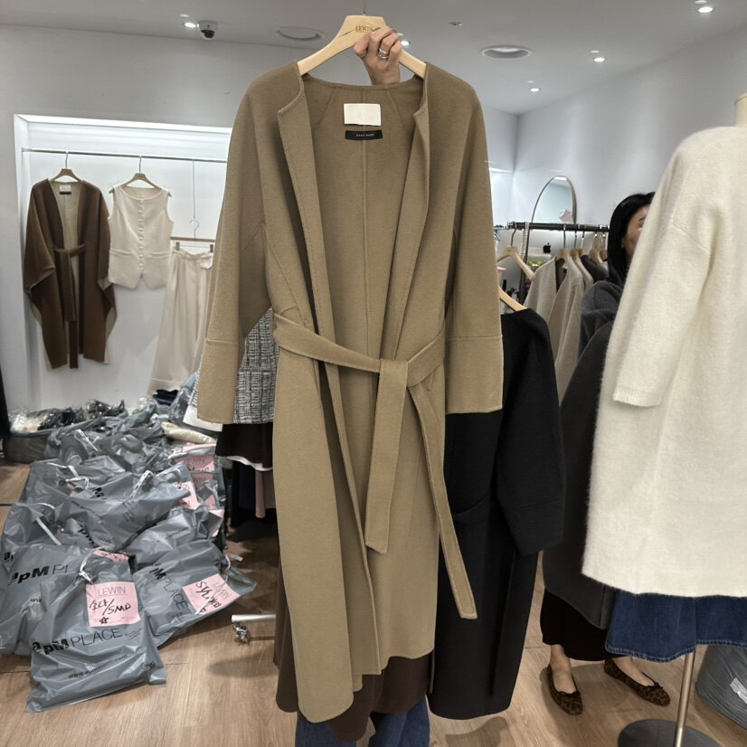 LEWIN韩国直邮㊣女装新品推荐休闲25秋冬真品时尚人气长款风衣