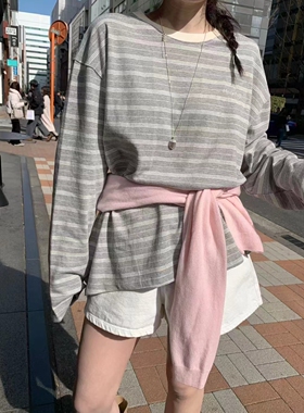 MELLOUNGE-2件起韩国代购㊣女士新品人气热卖26春夏长袖T恤